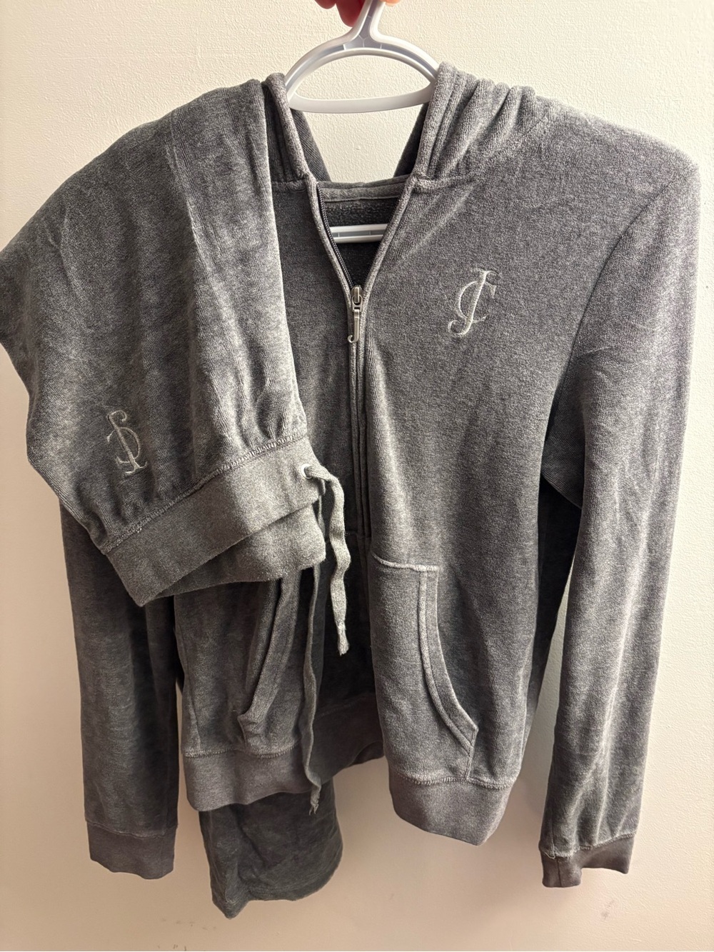 Vintage Juicy Couture Heather Grey Tracksuit with Logo